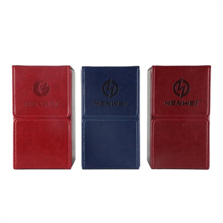 Custom Deck Box Outdoor Deck Box Leather Storage Card Deck Boxes 1
