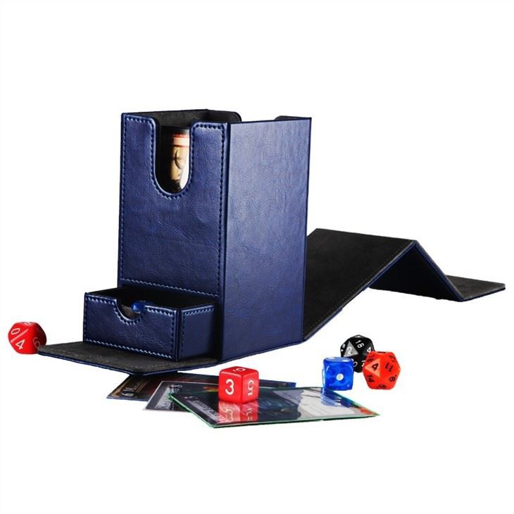Custom Deck Box Outdoor Deck Box Leather Storage Card Deck Boxes 3