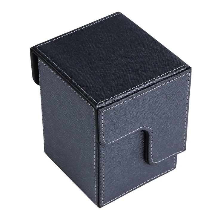 Magnetic Leather Card Storage Box